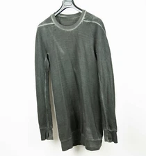BORIS BIDJAN SABERI Sweater Pull F0603M Basalt Gray Large Medium M L 