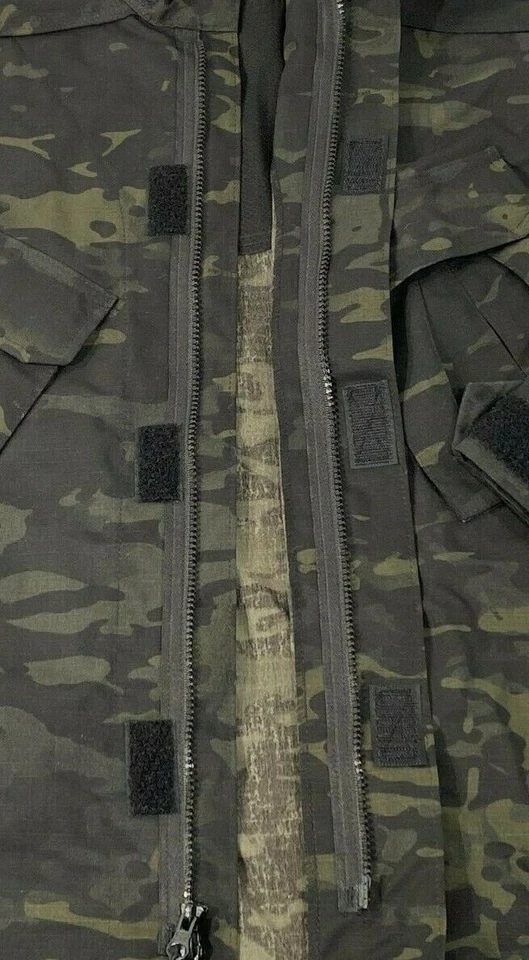 SMALL REG TRUSPEC 1238 TRU XTREME TACTICAL RESPONSE SHIRT CAMO MULTICAM BLACK - Image 3 of 4