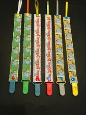 Handmade Pacifier Holder - Kids Books - Dr. Seuss, Cat in the Hat, Grinch, Fish