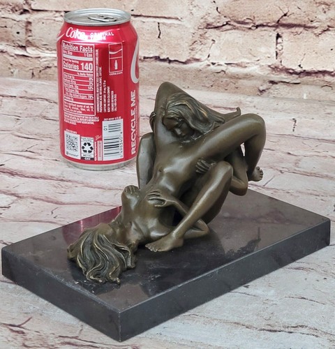 Sculpture Statue Signed Milo Couple Abstract Modern Art Nude Bronze Figure Deal - Picture 2 of 10
