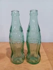 Two Staten Island Vintage  6oz Coca Cola Glass Bottles
