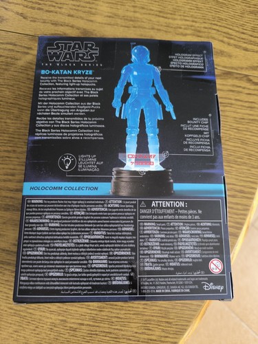 Holocomm Collection Star Wars Bo Katan Kryze Action Figure Hasbro Black Series - Foto 8 di 11