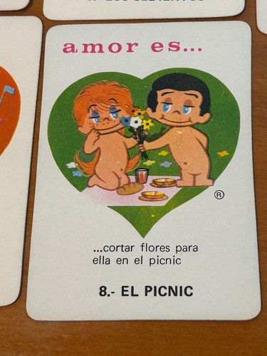 Kim LOVE IS ... BINGO LOTERIA 1972 MEXICO BOARD GAME w/ ORIGINAL BOX - Picture 5 of 22
