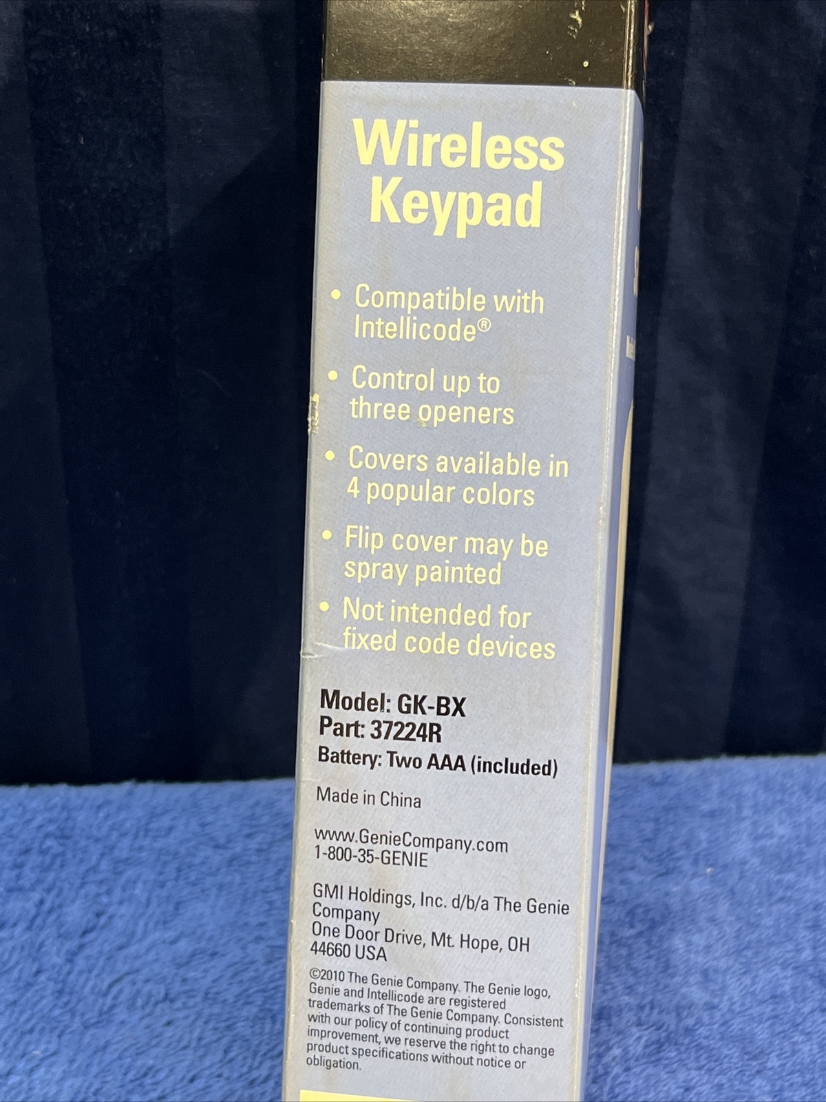 Genie Intellicode Wireless Keyless Keypad Garage Door Opener (37332R