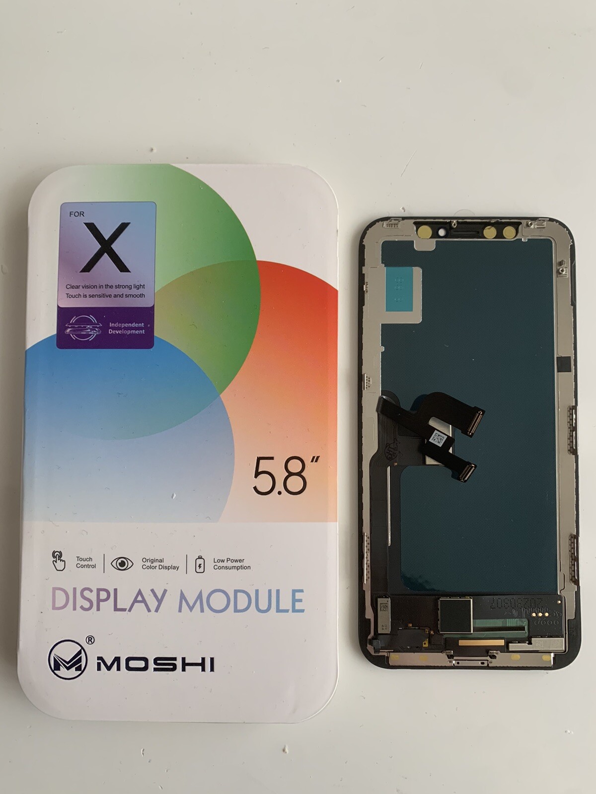 Écran iPhone X OLED tactile haute sensibilité avec contraste infini