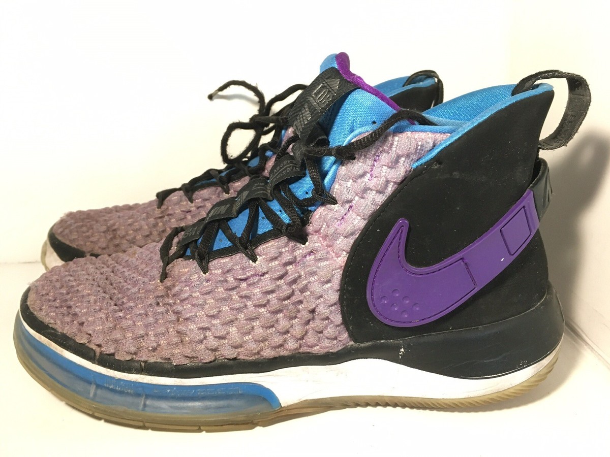 Nike AlphaDunk Basketball Shoes Voltage Purple Black BQ5401-900 Men's Size  13 US