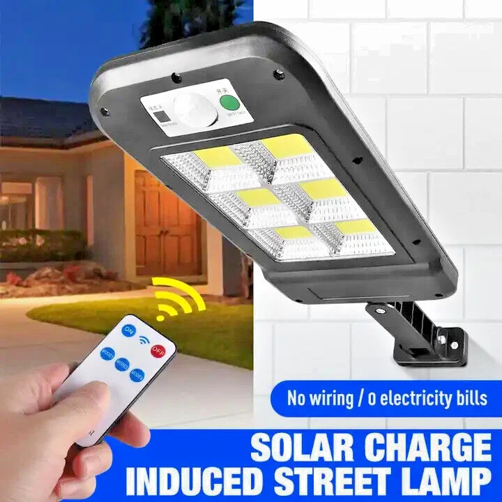 FARETTO SOLARE A LED ESTERNO CON SENSORE MOVIMENTO IP65 IMPERMEABILE GIARDINO - Immagine 2 di 4