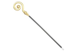 Hirtenstab 4 teilig Bischofsstab Weihnachten Krippenspiel Kostüm Hirte Bischof