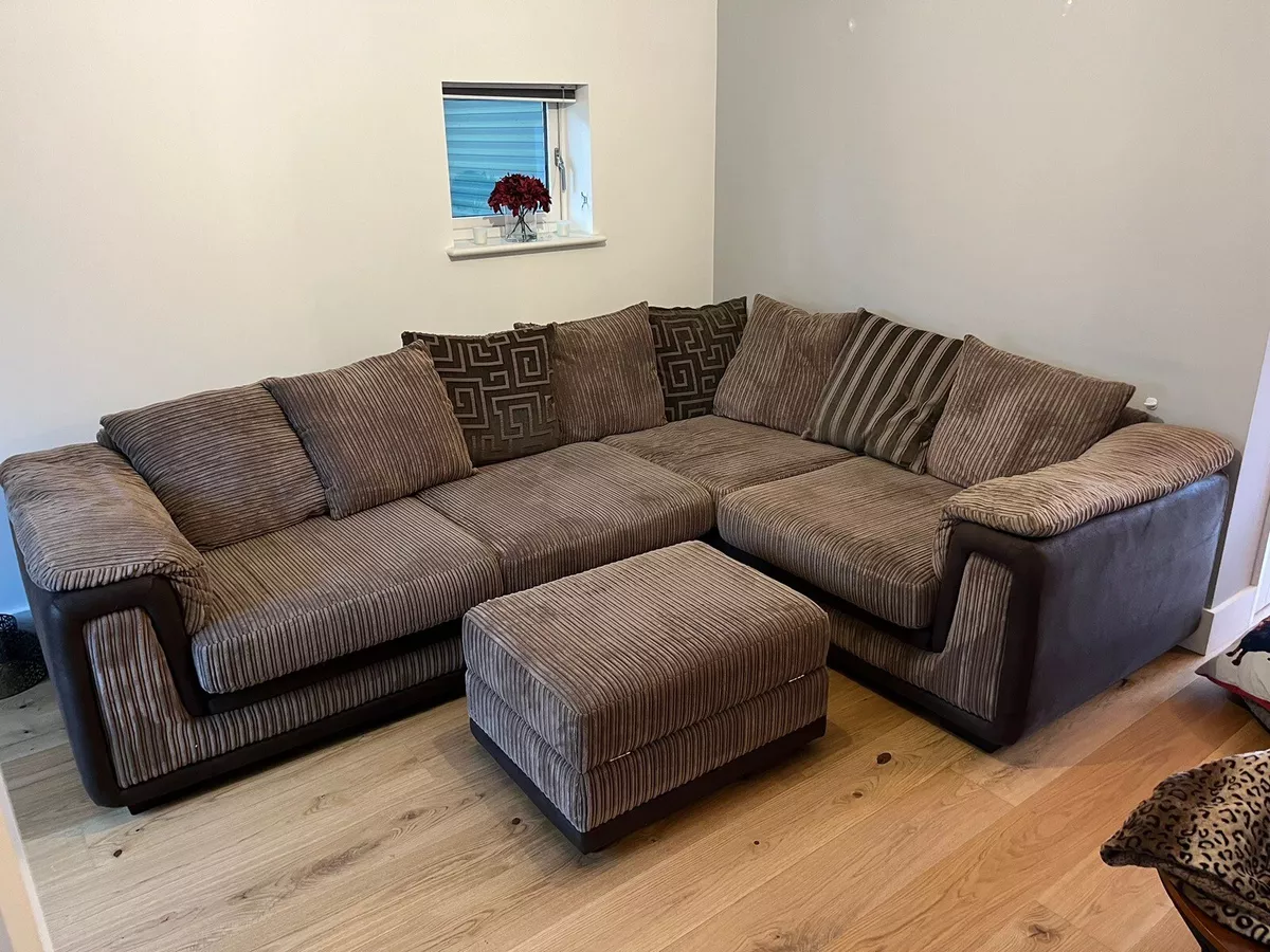 extra large corner sofa used