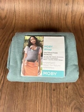 Moby Elements Baby Wrap Carrier in Hydro Teal Green Blue