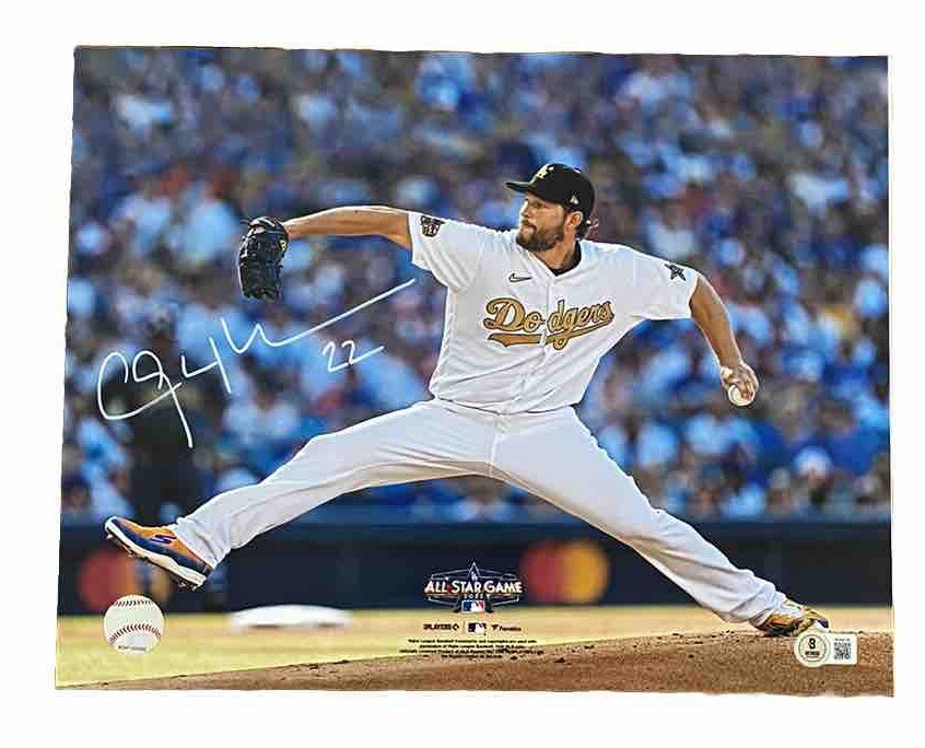 Clayton Kershaw Autographed Signed Los Angeles Dodgers Dodgers Auto 11x14 All Star Game Photo Beckett Witnessed 