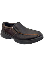 Clarks Men's Bradley Step Slip-On Dark Brown