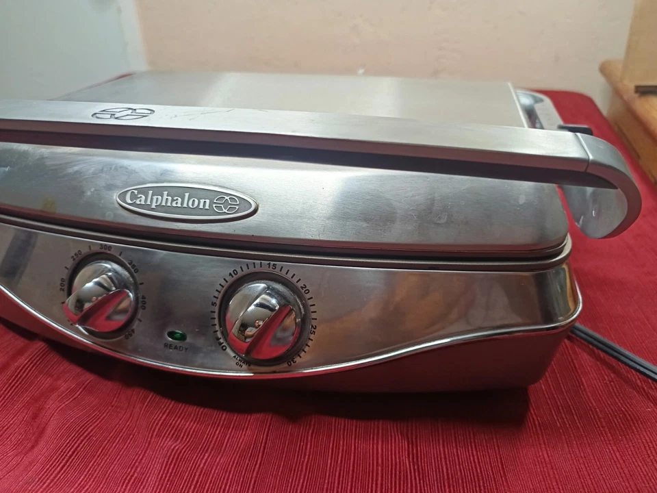 Parrilla eléctrica Calphalon modelo HE600CG probada - funciona muy bien Foto 4 de 4