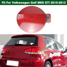 Tapa de llenado de tapa de puerta de tanque de combustible rojo para Volkswagen Golf MK6 GTI 2010-13