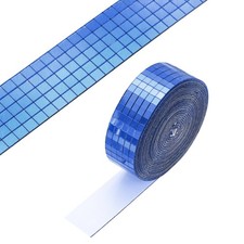 5x5mm Self Adhesive Mirrors Mosaic Tiles, 3600 Pcs Mosaic Sticker, Blue