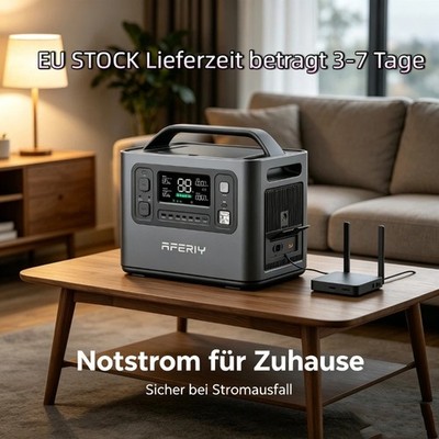 2,4kW 2kWh Lithium LiFePO4 DPD AFERIY P210 2400W 2048Wh Tragbare Powerstation