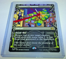 Leonardo's Technique (Showcase) 0224 - TMT Teenage Mutant Ninja Turtles MTG NM