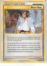 Black Belt 85/102 Uncommon HGSS Triumphant Pokemon HP