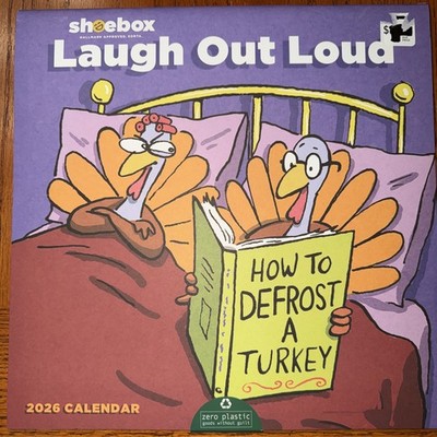 TF Publishing,  Shoebox Laugh Out Loud 2026 Wall Calendar, 12'' X 12'', 12-Month