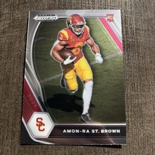 Amon-Ra St. Brown 2021 Panini Prizm Draft Picks Collegiate #133