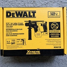 DeWALT XTREME DCH072B 12-volt max SDS-plus Cordless Rotary Hammer Drill NEW