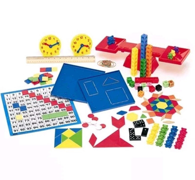 NEW Saxon Mathematics K-3 Homeschool Manipulative Kit ETA Cuisenaire SEALED BOX