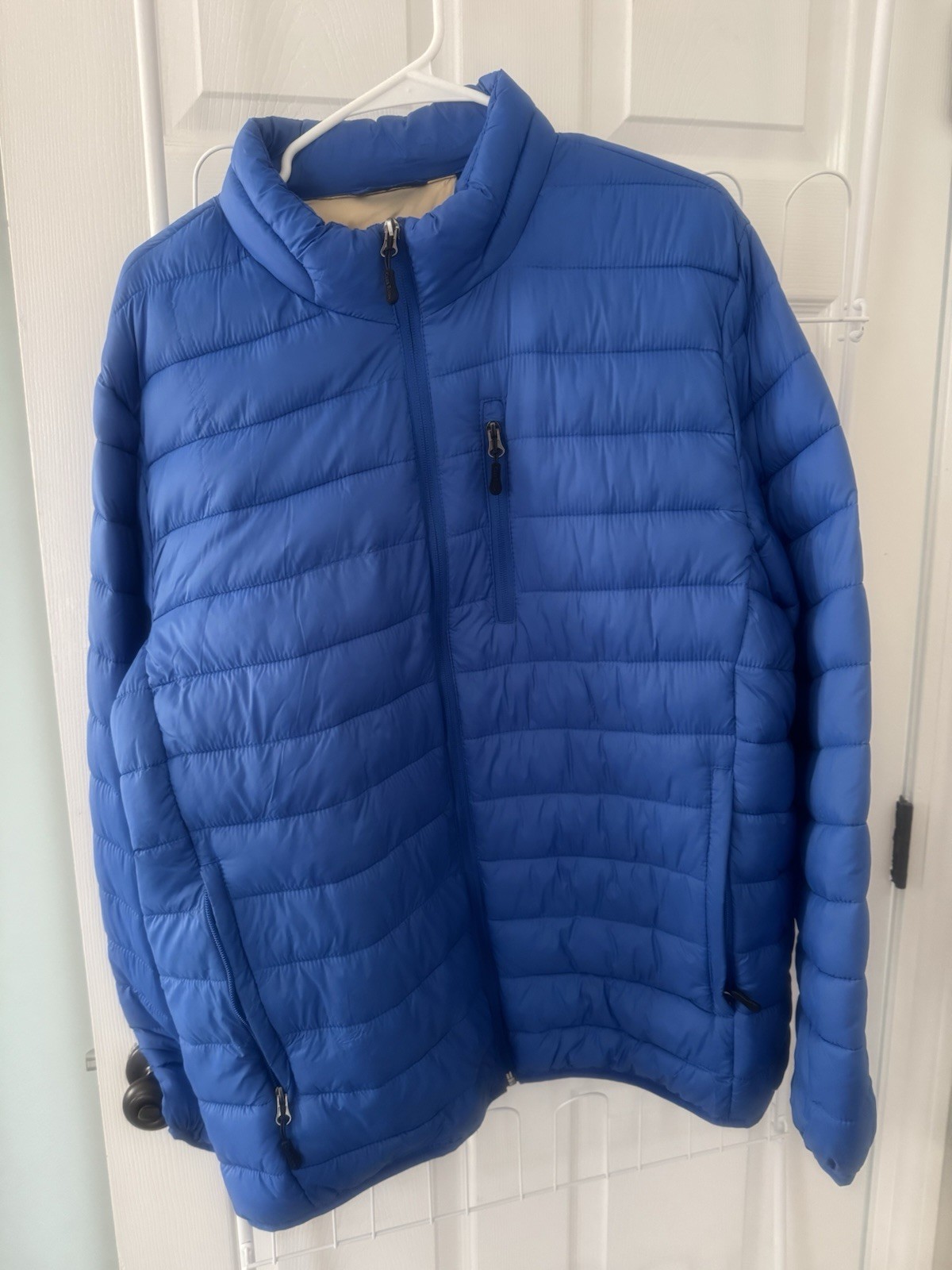 CLUB ROOM Jacket Men's Quilted Packable Puffer Jacket | Blue | X-Large
