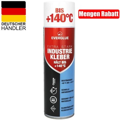 Industrie Sprühkleber Extra Stark 140°C Hochtemperatur permanent haftend 500ml
