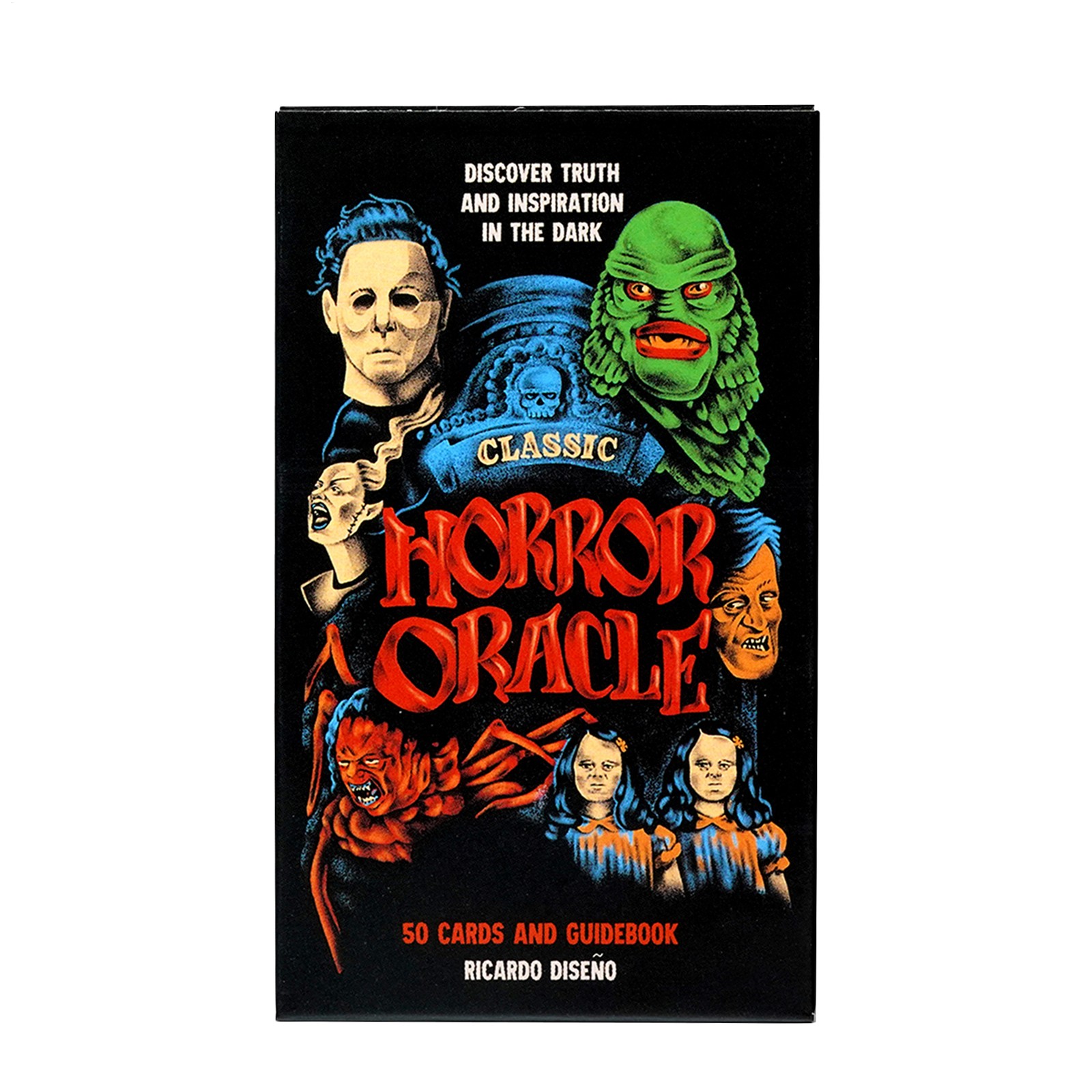 Classic Horror Oracle Cards By Ricardo Diseño 50-Card Cards Game
