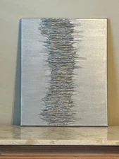 New Original Acrylic 3D Painting On Canvas Board "16 x 20” Signed