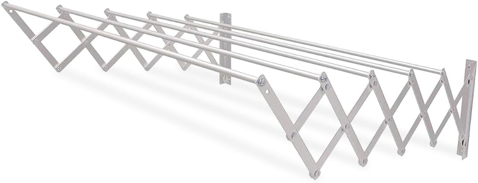 Stendino a Muro Allungabile 170x14x3 cm | Soluzione Salvaspazio Alluminio