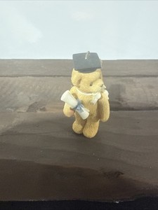 Enesco Cherished Teddies Blue Graduation Bear Figure 127949