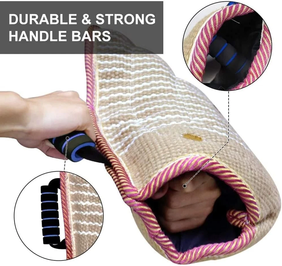 Juego de entrenamiento para mordeduras de perro MelkTemn profesional brazo con manga para mordeduras de perro con látigo Foto 4 de 4