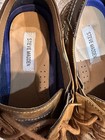Steve Madden Brown TABLOID Leather Lace Up Oxford Shoes US 13 Mens — photo 2