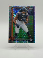 2025 Topps Chrome Football #55 Roschon Johnson Pulsar Refractor