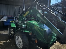 Tractor Ferrari Arguticulated Compact. With front loader  Trailer Fleming 