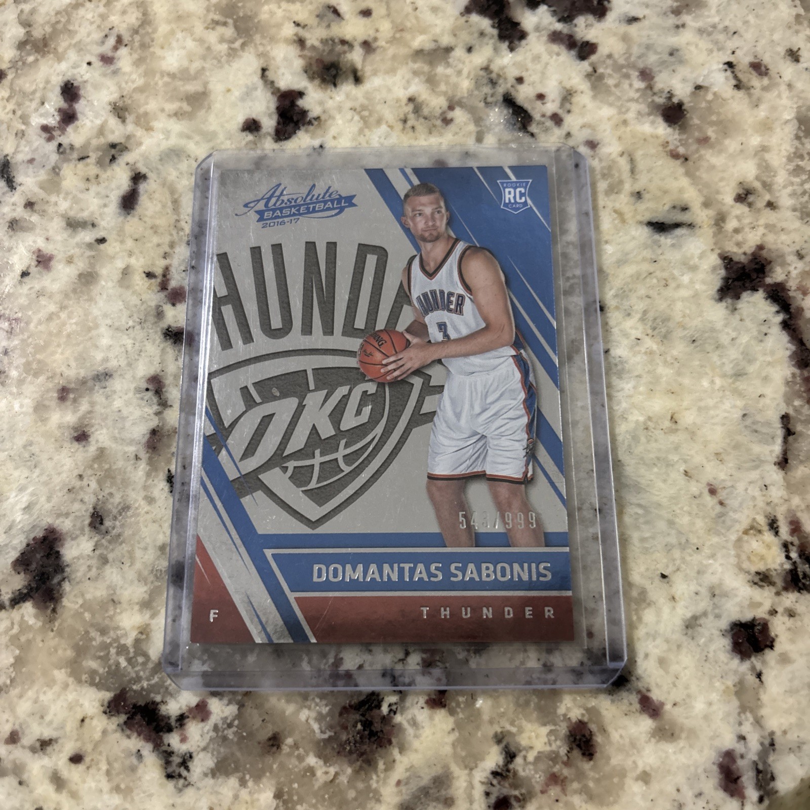 2016-17 PANINI ABSOLUTE #170 DOMANTAS SABONIS RC ROOKIE CARD /999