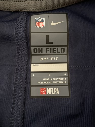 Nike On Field NFL Dallas Cowboys DAK PRESCOTT #4 maglia blu navy cucita uomo taglia L - Foto 10 di 15