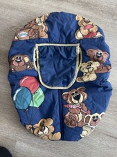 Vintage 90s Bear Cozy Cover for Infant Car se...