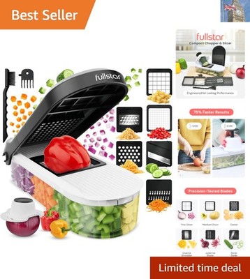 Vielseitiger Gemüsehacker & Mandoline aus Edelstahl - Kitchen Essential