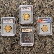 Lot 4 ICG Graded Coins PR70 DCAM Presidential $ & 2026 Nickel MS66 FS