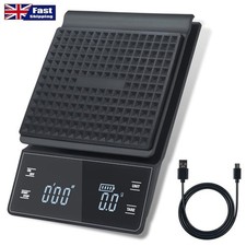 Digital Coffee Scale with Timer and LED Display High Precision Espresso Weigh