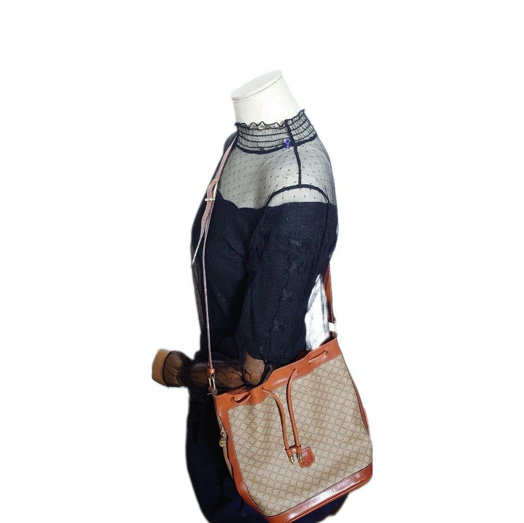 Mint Condition CELINE Macadam Pattern Shoulder Bag - image 10