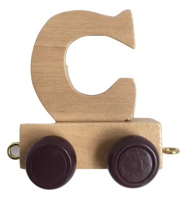 Childrens Personalised Wooden Alphabet Letter Train A-Z Name Set All Letters Ava