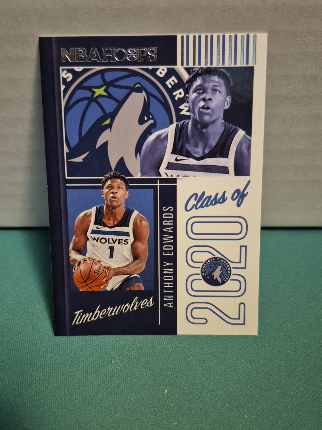 2020 NBA Hoops Anthony Edwards Class Of 2020 #2 Rookie Wolves