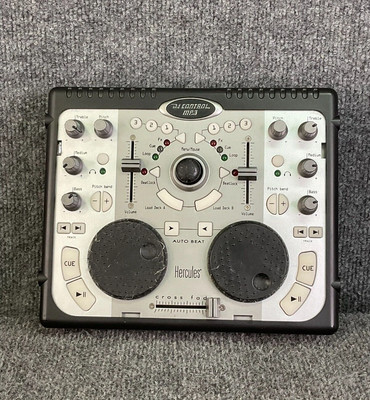 Hercules DJControl MP3 e2   2-Channel USB DJ Controller   Compact & Portable