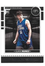 2024-25 Panini NBA Hoops Rookies Juan Nunez #266 RC San Antonio Spurs Basketball