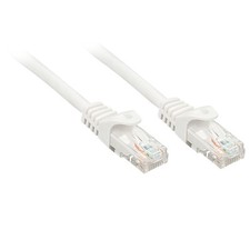 Lindy Rj45/Rj45 Cat6 0.5m networking cable White U/UTP UTP 