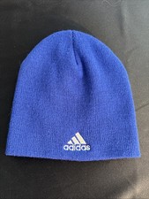 Adidas Winter Hat Adult One Size Blue Solid Cold Beanie