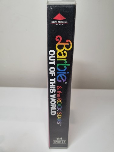 Barbie & The Rockstars 1987 VHS Video Cassette Mattel Out Of This World - Picture 4 of 9
